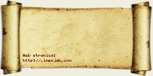 Atanasije Krnjinac vizit kartica